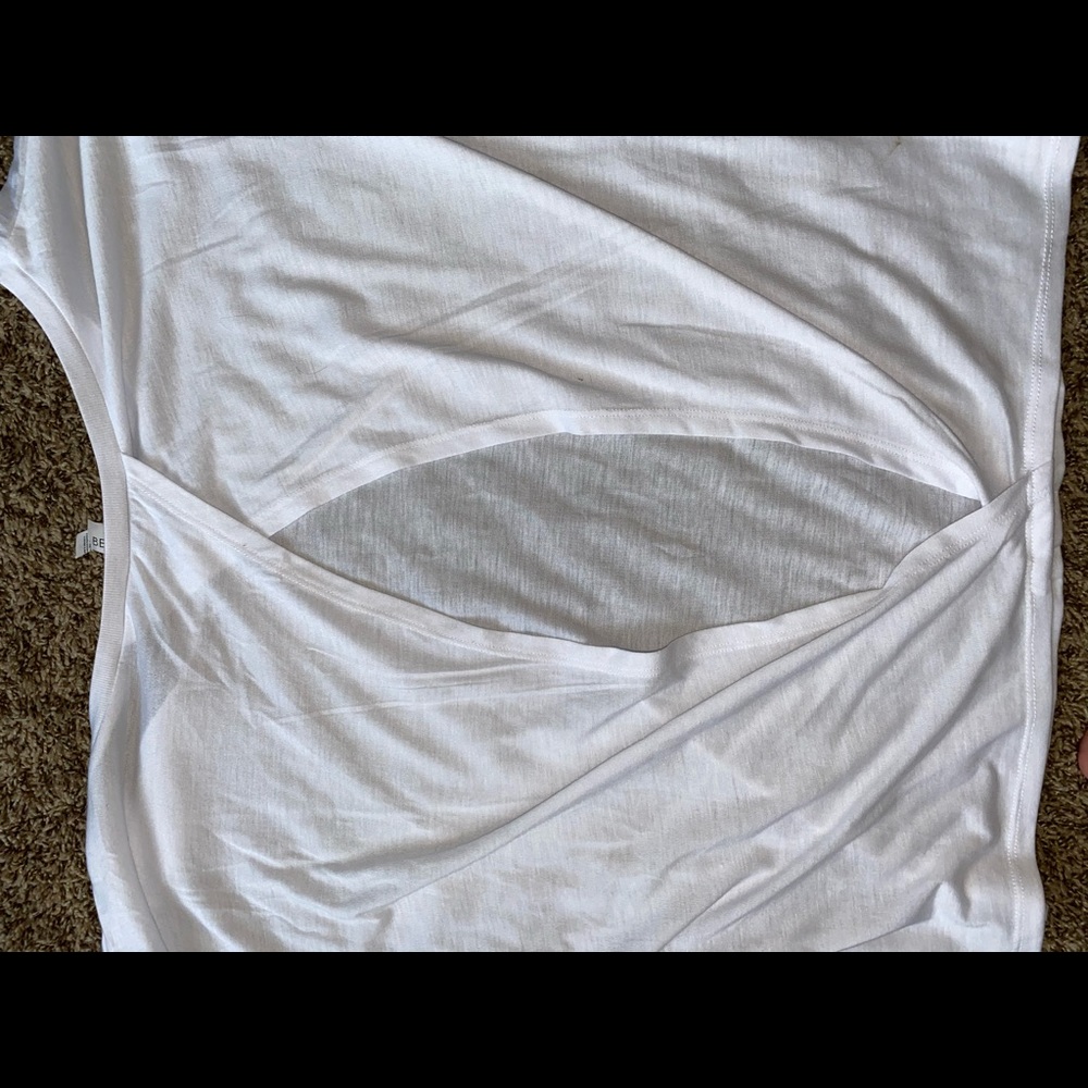 white crop top